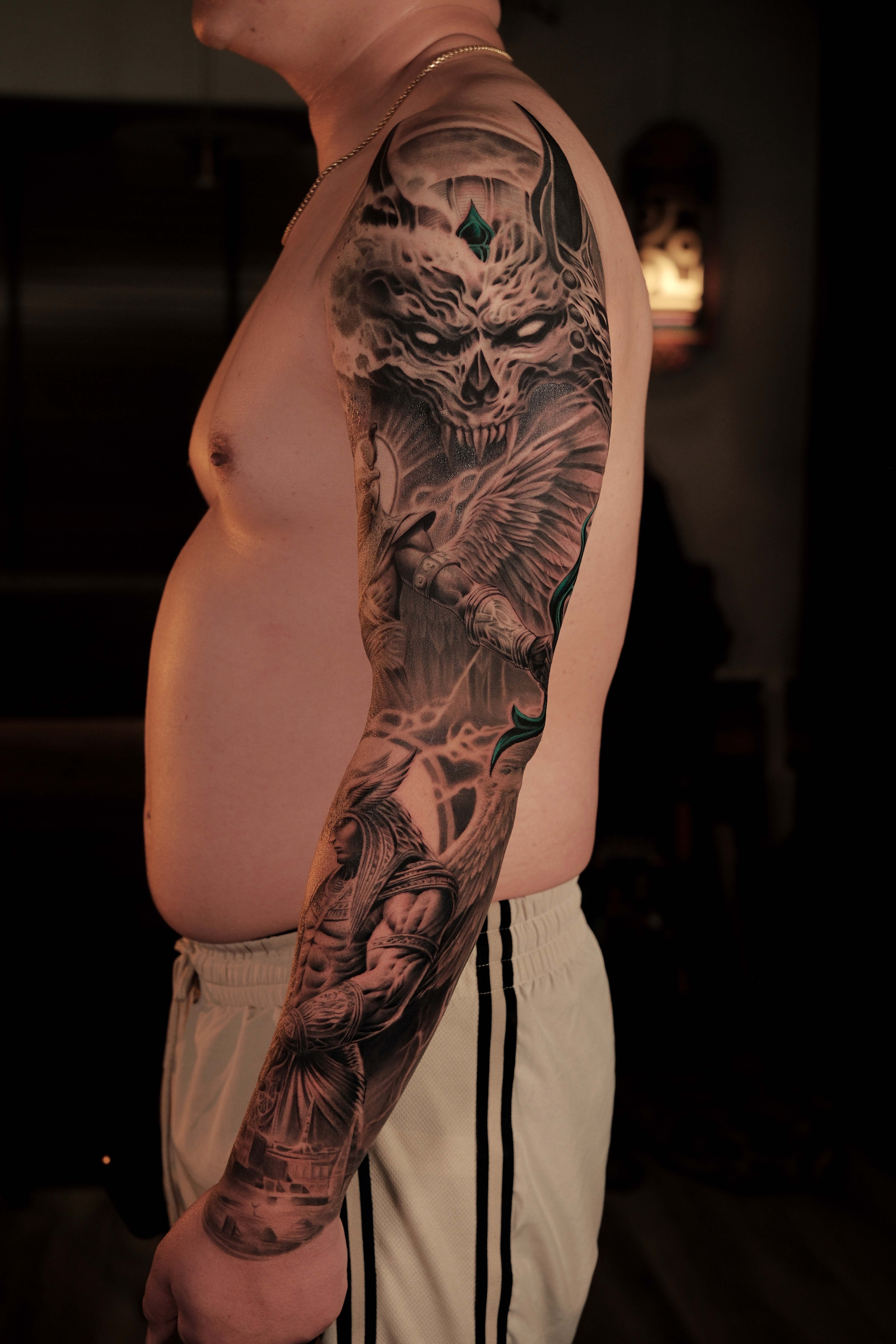 tattoo-realistic-fullarm-male 1